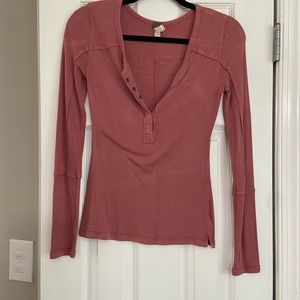 We The Free causal thermal long sleeve shirt